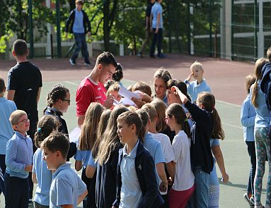 Klub sportowy Cracovia w naszej szkole