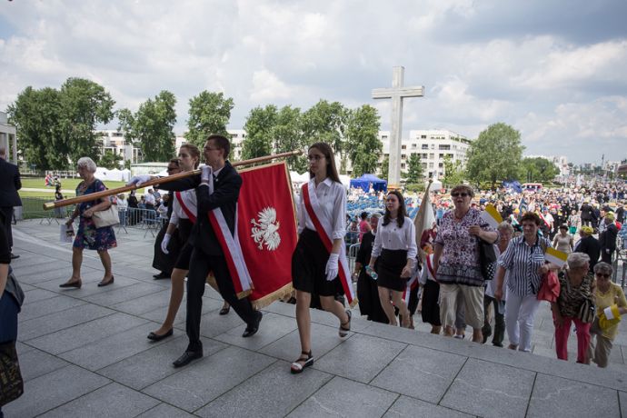 Wprowadzenie relikwii bł. Franciszki Siedliskiej do Świątyni Opatrzności Bożej w Warszawie