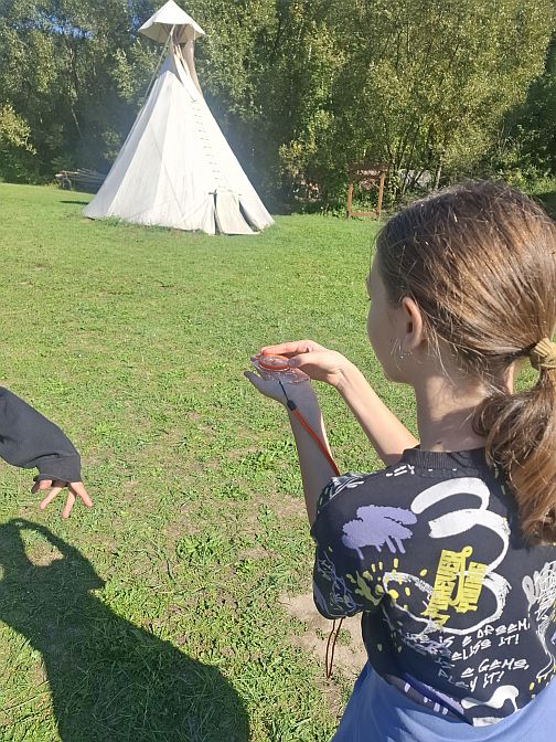 Jesienna integracja klas szóstych w ''Azymut Żbika'' - zdjęcie 39
