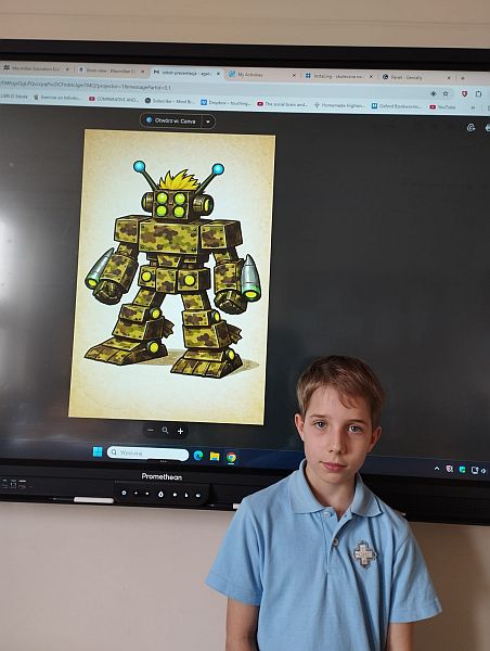 Projekt ''Robot'' w klasach czwartych - zdjęcie 30