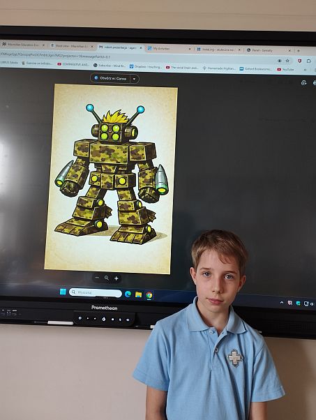 Projekt ''Robot'' w klasach czwartych - zdjęcie 45