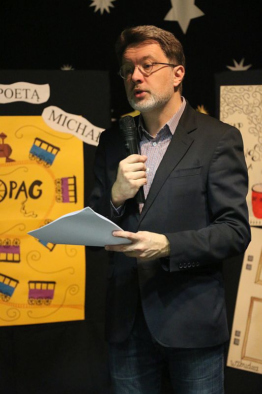 Michał Rusinek gościem w naszej szkole - zdjęcie 1