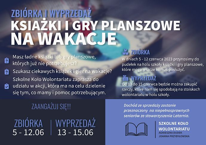 Książki i gry planszowe na wakacje!