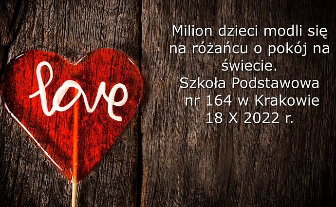 Milion dzieci modli się na różańcu o pokój na świecie 18 X 2022