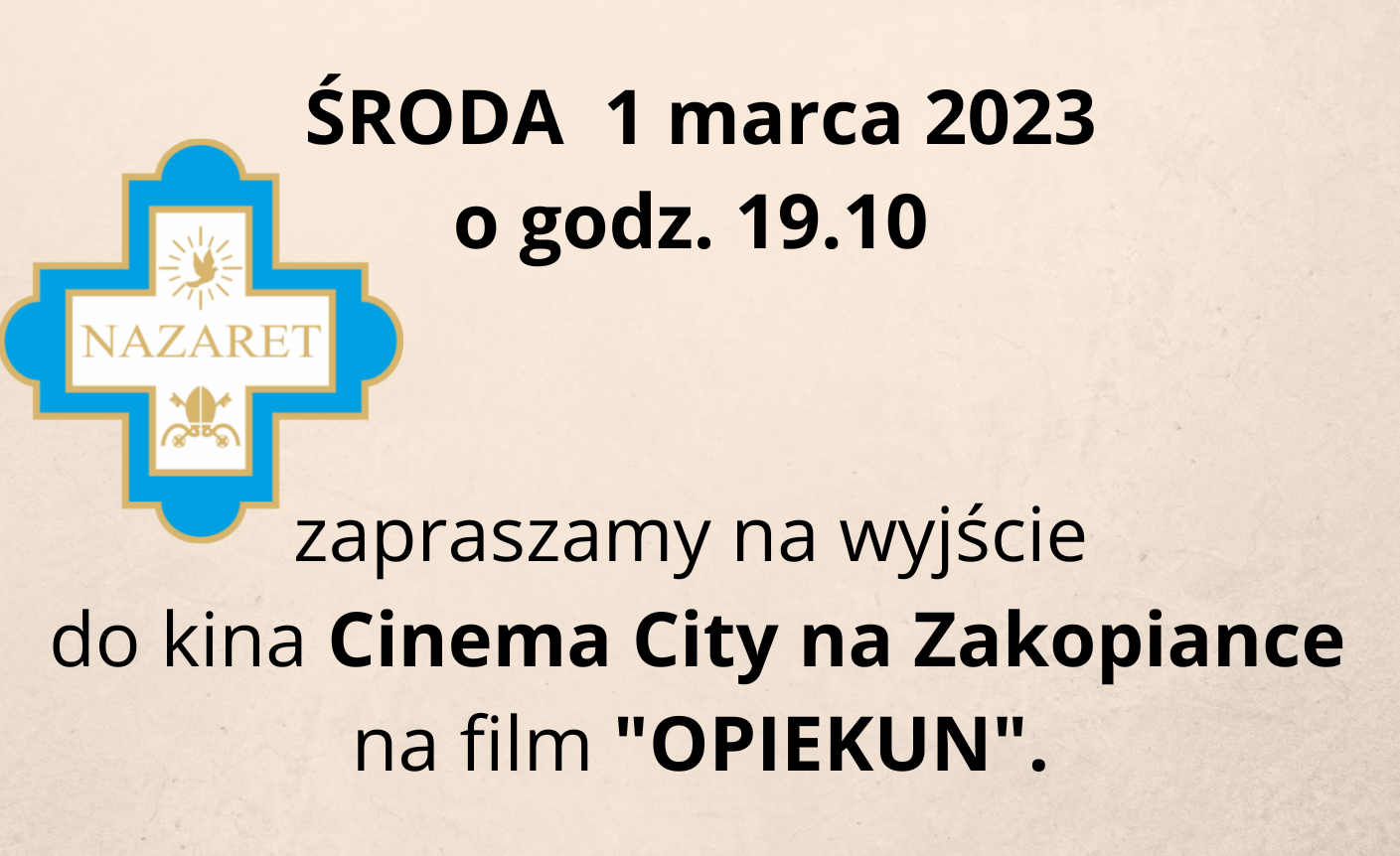 Wyjście do kina 1 marca 2023