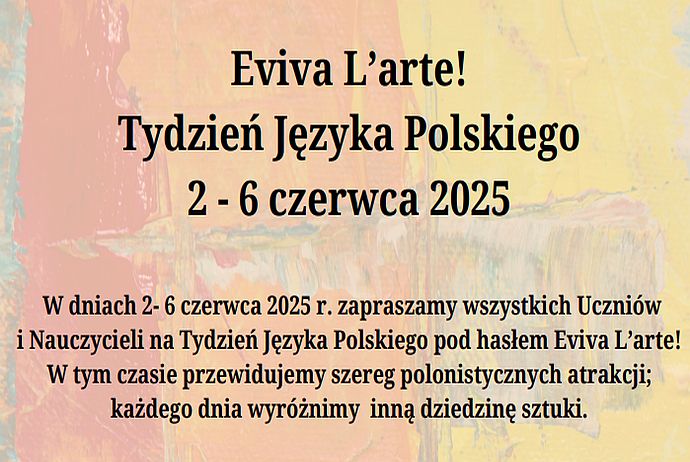 Tydzień Języka Polskiego 2025