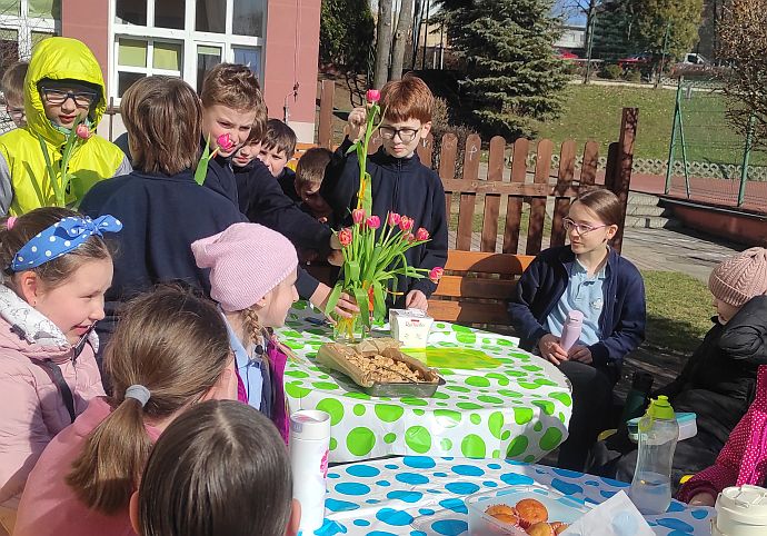 Dzień Kobiet w klasie 4b