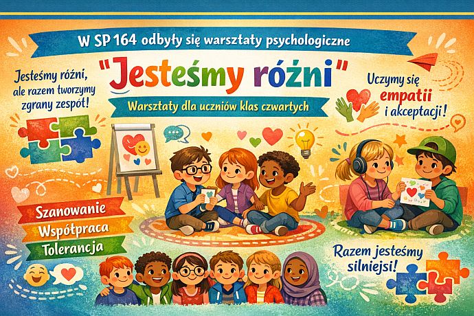 Warsztaty psychologiczne ''Jesteśmy różni''