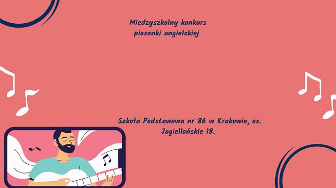 Międzyszkolny Konkurs Piosenki Angielskiej 2026