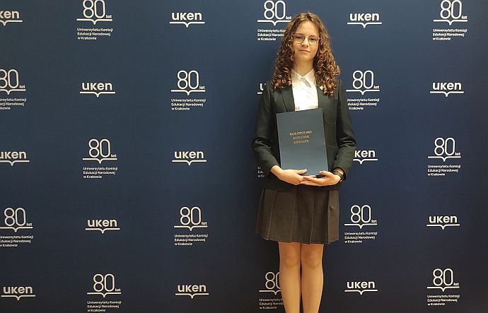 Laureatka Małopolskiego Konkursu Biologicznego 2026