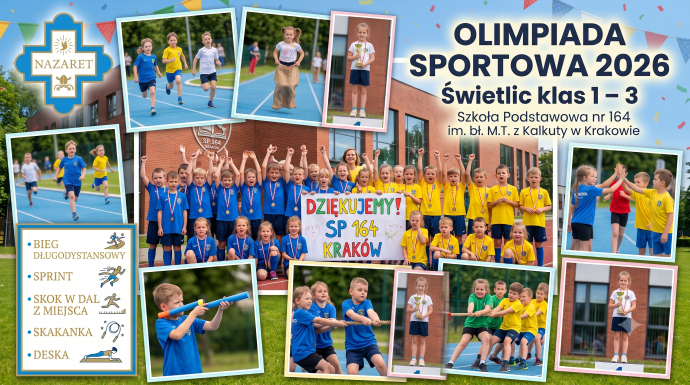 OLIMPIADA SPORTOWA 2026 świetlic klas 1-3