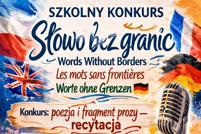 ''Słowo bez granic'' - szkolny konkurs recytatorski 2026