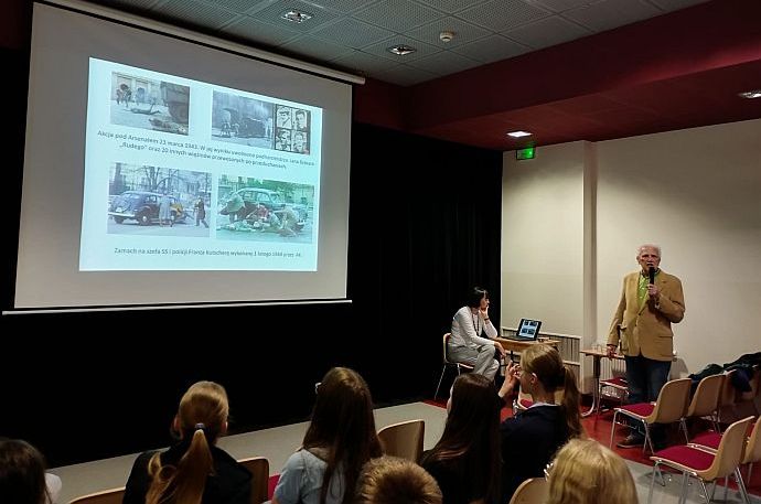 Spotkanie z kombatantem, Panem Mieczysławem Malinowskim