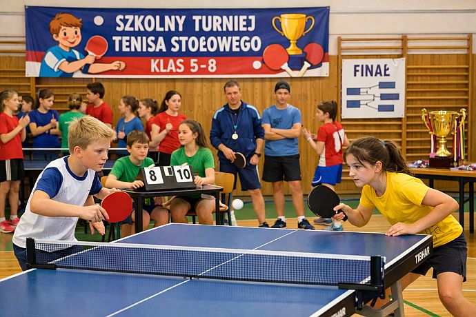 Mikołajkowy Turniej Tenisa Stołowego 2025 - wyniki!