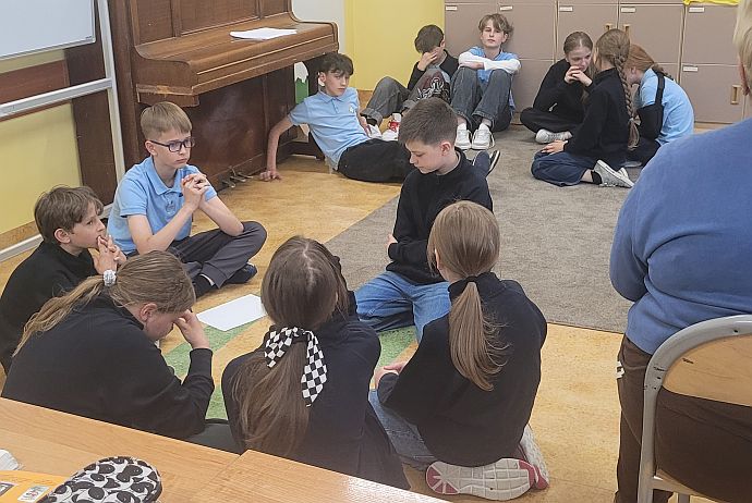 ''Moje granice – Twoje granice''. Warsztaty profilaktyczne w klasie 5a