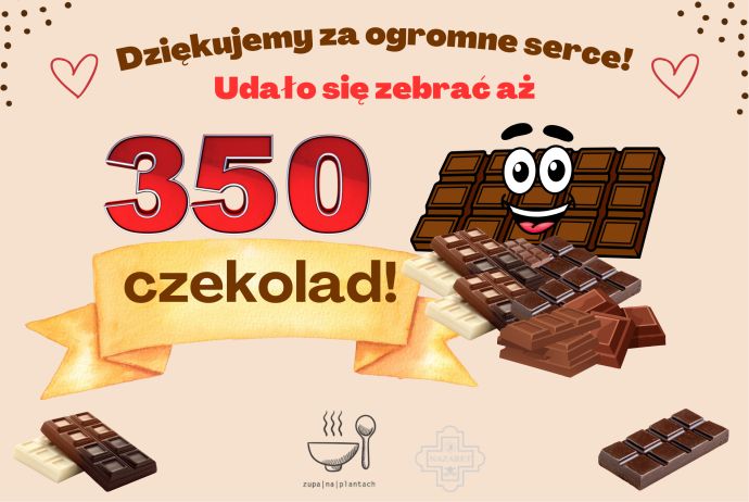 ZBIÓRKA CZEKOLAD z sukcesem!