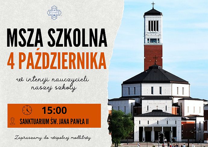MSZA SZKOLNA - 4 października 2026