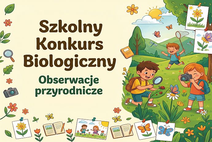 Szkolny Konkurs Biologiczny - obserwacje przyrodnicze