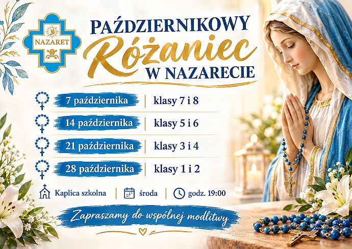 Październikowy Różaniec w Nazarecie 2026